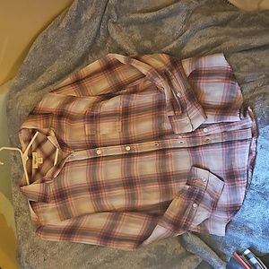 Style & Co. plaid top -- jr. L  NWOT